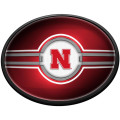 Nebraska Cornhuskers Oval Slimline Lighted Wall Sign