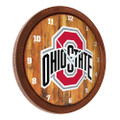 Ohio State Buckeyes "Faux" Barrel Top Wall Clock