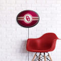 Oklahoma Sooners Oval Slimline Lighted Wall Sign