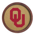 Oklahoma Sooners "Faux" Barrel Framed Cork Board