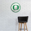 Oregon Ducks Modern Disc Mirrored Wall Sign