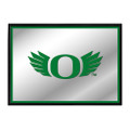 Oregon Ducks Horizontal Framed Mirrored Wall Sign