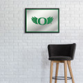Oregon Ducks Horizontal Framed Mirrored Wall Sign