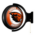 Oregon State Beavers Round Rotating Lighted Wall Sign