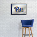 Pittsburgh Panthers Horizontal Framed Mirrored Wall Sign