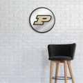 Purdue Boilermakers Modern Disc Mirrored Wall Sign