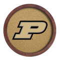 Purdue Boilermakers "Faux" Barrel Framed Cork Board