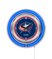 Columbus Blue Jackets Neon Clock