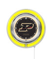 Purdue Boilermakers Neon Clock