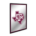 Texas A&M Aggies Vertical Framed Mirrored Wall Sign