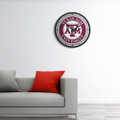 Texas A&M Aggies Modern Disc Wall Clock