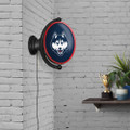 Connecticut Huskies Oval Rotating Lighted Wall Sign