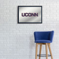 Connecticut Huskies Horizontal Framed Mirrored Wall Sign