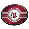 Utah Utes Oval Slimline Lighted Wall Sign