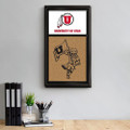 Utah Utes Cork Note Board