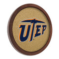 UTEP Miners "Faux" Barrel Framed Cork Board
