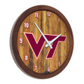 Virginia Tech Hokies "Faux" Barrel Top Wall Clock