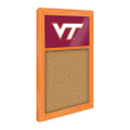 Virginia Tech Hokies Cork Note Board