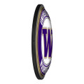 Washington Huskies Round Slimline Lighted Wall Sign