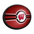 Wisconsin Badgers Oval Slimline Lighted Wall Sign