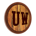Wyoming Cowboys "Faux" Barrel Top Sign