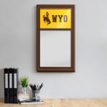 Wyoming Cowboys Dry Erase Note Board