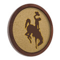 Wyoming Cowboys "Faux" Barrel Framed Cork Board