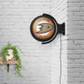 Anaheim Ducks Round Rotating Lighted Wall Sign
