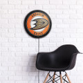 Anaheim Ducks Round Slimline Lighted Wall Sign
