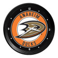 Anaheim Ducks Ribbed Frame Wall Clock