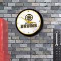 Boston Bruins Retro Lighted Wall Clock