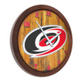 Carolina Hurricanes ""Faux"" Barrel Top Wall Clock