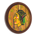 Chicago Blackhawks "Faux" Barrel Top Wall Clock