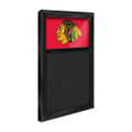 Chicago Blackhawks Chalk Note Board