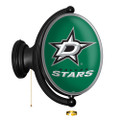 Dallas Stars Oval Rotating Lighted Wall Sign