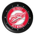 Detroit Red Wings Ribbed Frame Wall Clock