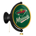 Minnesota Wild Oval Rotating Lighted Wall Sign