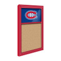 Montreal Canadiens Cork Note Board