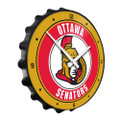 Ottawa Senators Bottle Cap Wall Clock