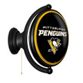 Pittsburgh Penguins Oval Rotating Lighted Wall Sign