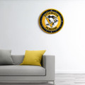 Pittsburgh Penguins Modern Disc Wall Clock