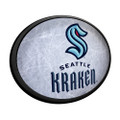 Seattle Kraken Oval Slimline Lighted Wall Sign