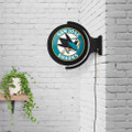 San Jose Sharks Round Rotating Lighted Wall Sign