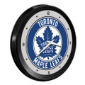 Toronto Maple Leafs Ribbed Frame Wall Clock