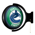 Vancouver Canucks Round Rotating Lighted Wall Sign