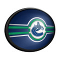 Vancouver Canucks Oval Slimline Lighted Wall Sign