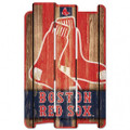 Boston Red Sox Wood Fence Sign