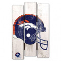 Denver Broncos Wood Fence Sign