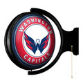 Washington Capitals Round Rotating Lighted Wall Sign