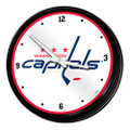 Washington Capitals Retro Lighted Wall Clock